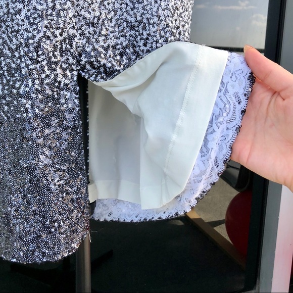 Dress The Population Shawn Sequin Ombré Dress - Picture 11 of 14